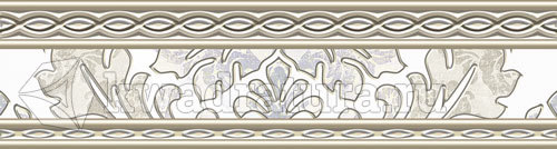 Бордюр для настенной плитки Alma Ceramica Ilana 1 BWU33ILN07R 6,7*24,6 см