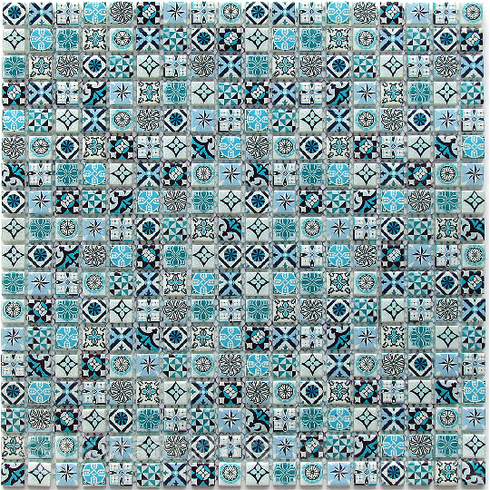 Мозаика Bonaparte Xindi Blue 30*30 см