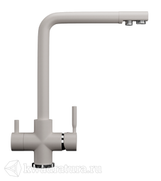 Cмеситель для кухни ULGRAN с подключением к фильтру с питьевой водой U-016 белый №331