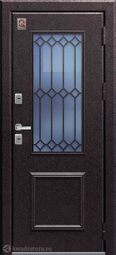 Дверь входная металлическая Центурион Т-1 PREMIUM Медный муар/Миндаль