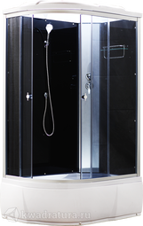 Душевая кабина AquaCubic 3106D R grey black 120*80 см
