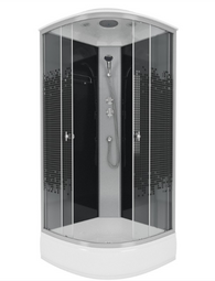 Душевая кабина Niagara Eco NG-3504-14BLACK 90х90х215 см