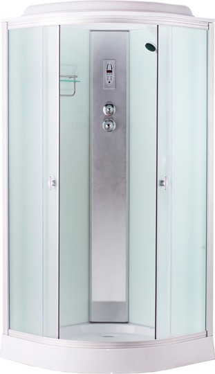 Душевая кабина AQUAPULSE 4022C fabric white 90*90 см