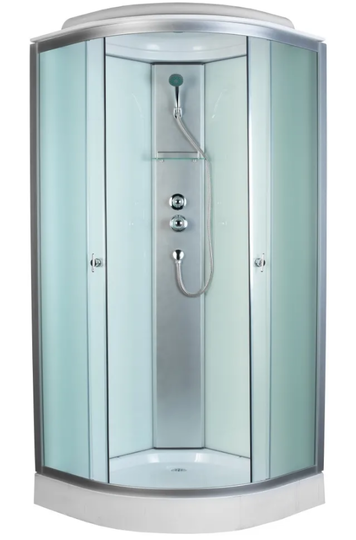 Душевая кабина AQUAPULSE 4023D fabric white 100*100 см