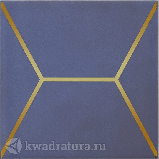 Интеркерама Руна Синий 23x40 - керамическая плитка и керамогранит