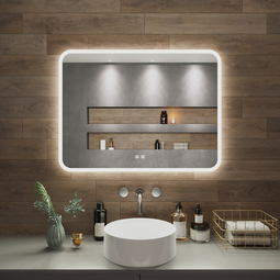 Зеркало-LED Aqua de Marco Amazon подсветка/антизапотевание/2 кнопки 91,5*68,5 см