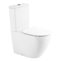 Унитаз-компакт BelBagno Sfera-r BB2141CPR, безободковый, крышка BB2111SC с микролифтом, бачок BB2141T