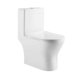 Унитаз-моноблок BelBagno Lounge BB8618CPR-MN/SC безободковый, сиденье с микролифтом BB045/051SC