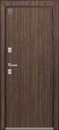 Дверь входная металлическая Центурион Т-3 Premium Медный муар+Вайлд - Дуб янтарный