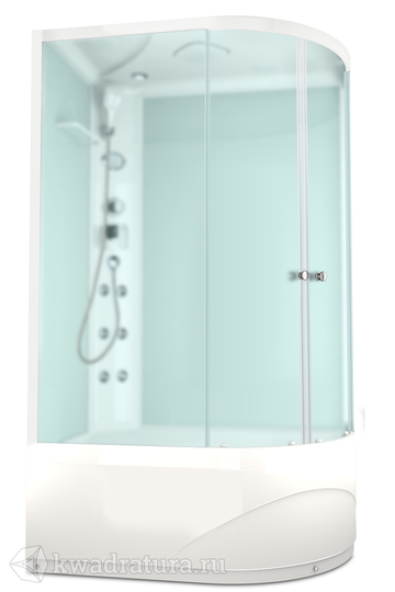 Душевая кабина DOMANI-Spa Delight Slim 128 high R 120*80 см DS01DS128RHWM10