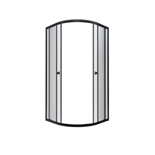 Душевая ширма Triton Альфа-Блэк 100*100 см (без поддона) Щ0000054225