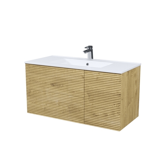 Тумба подвесная Iddis Bild 100 см дуб светлый BIL10V0i95K