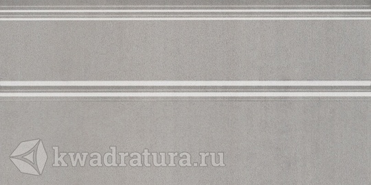 Плинтус для настенной плитки для настенной плитки Kerama Marazzi Марсо серый обрезной FMA019R 15*30 см