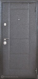 Дверь входная металлическая Форпост Квадро-2 Лиственница серая