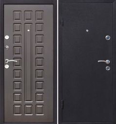 Дверь входная металлическая Йошкар Медь антик темный - Венге