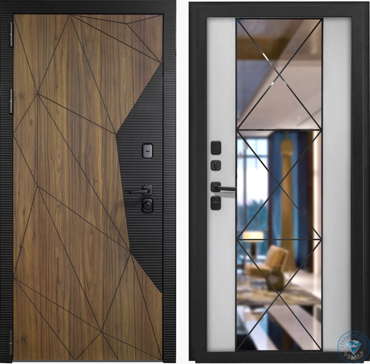 Дверь входная металлическая Алмаз Берилл Квадро 3