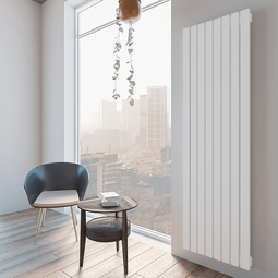 Вертикальный радиатор WABEH Леонардо V 8 секций, высота 1000 мм, ширина 522 мм