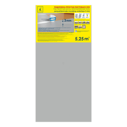 Подложка листовая Solid серая 3 мм (5,25 м2)