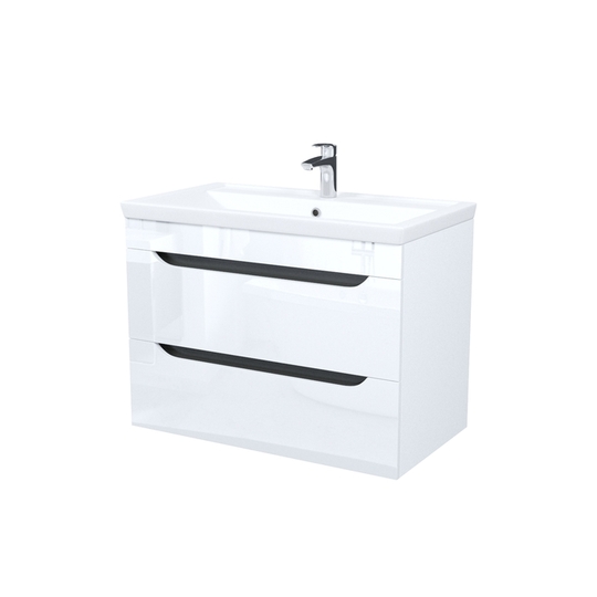 Тумба подвесная Iddis Ray 80 см белая с умывальником RAY80W0i95K