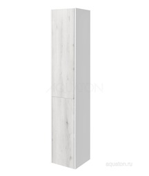 Шкаф - колонна AQUATON Сакура левая ольха наварра, белый глянец 1A219903SKW8L