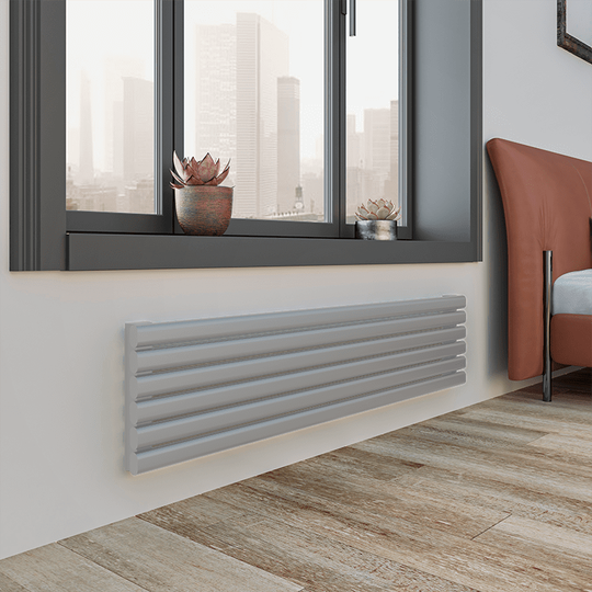 Горизонтальный радиатор WABEH Сократ H 6 секций, высота 330 мм, ширина 1000 мм