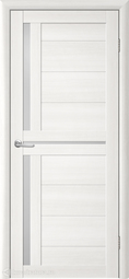 Межкомнатная дверь ALBERO Т-5 Лиственница Белая, стекло мателюкс