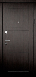 Дверь входная металлическая Дверной Континент Тепломакс Венге - Венге