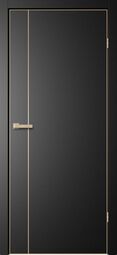 Межкомнатная дверь Сибирь Профиль Trinity TR-04 GVI Титан молдинг шампань