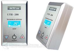Терморегулятор накладной UTH-200 (4кВт) Серебро