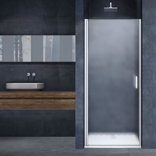 Душевая дверь Vincea Alpha VDP-3AL900MT, хром, стекло текстурное